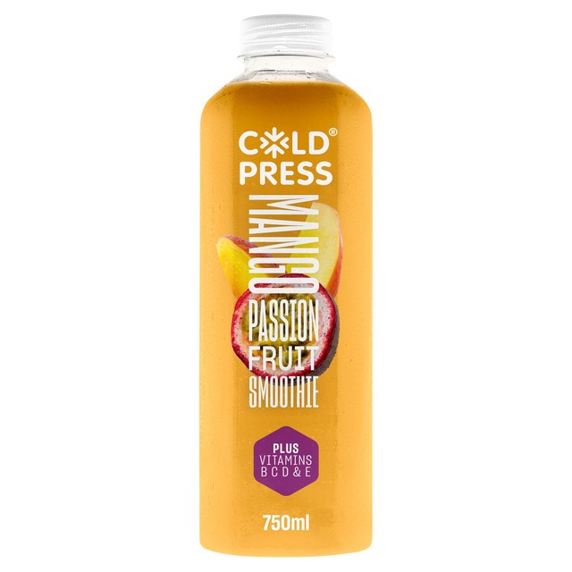 Coldpress Mango Passionfruit Smoothie Plus Vitamins 750ml - British product