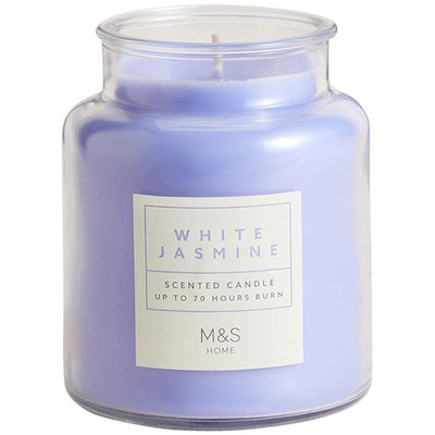 M&S White Jasmine Scented Jar Candle
