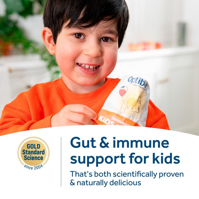 Optibac Kids Strawberry Gummies 30 gummies, imported from the UK