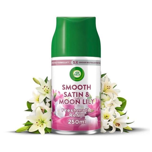 Air Wick Smooth Satin Moon Lily Freshmatic Refill 250ml - British product
