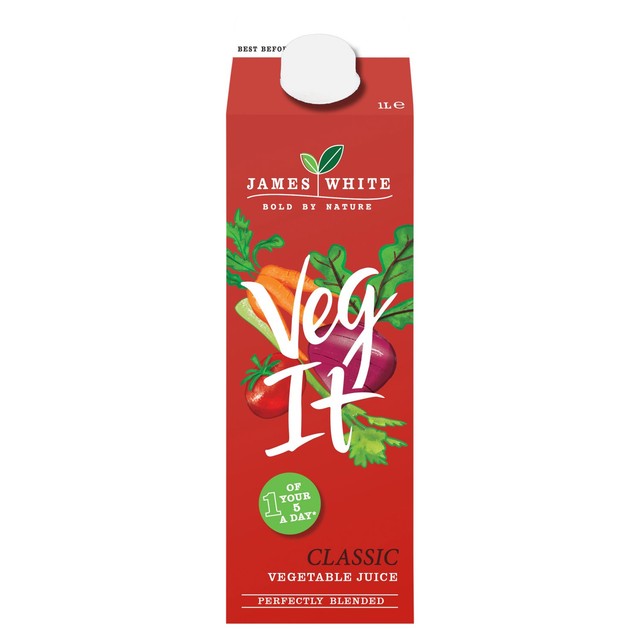James White Veg-It vegetable juice 1L, UK version