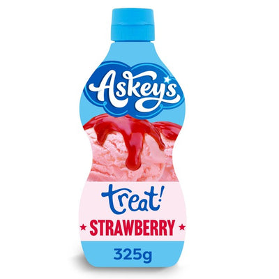 Sauce dessert saveur fraise Askeys Treat 325g