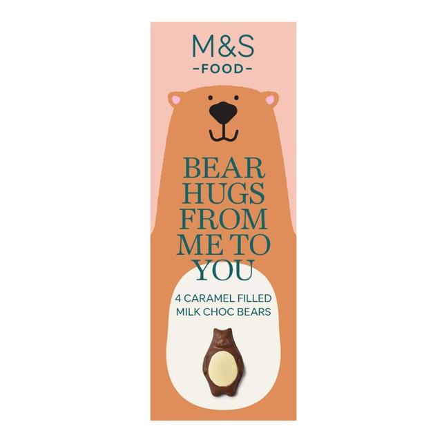 M&S Bear Hugs milk chocolate bears 50g - British product