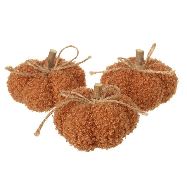 Heaven Sends Autumn Halloween wool pumpkins set 3 pack - British product