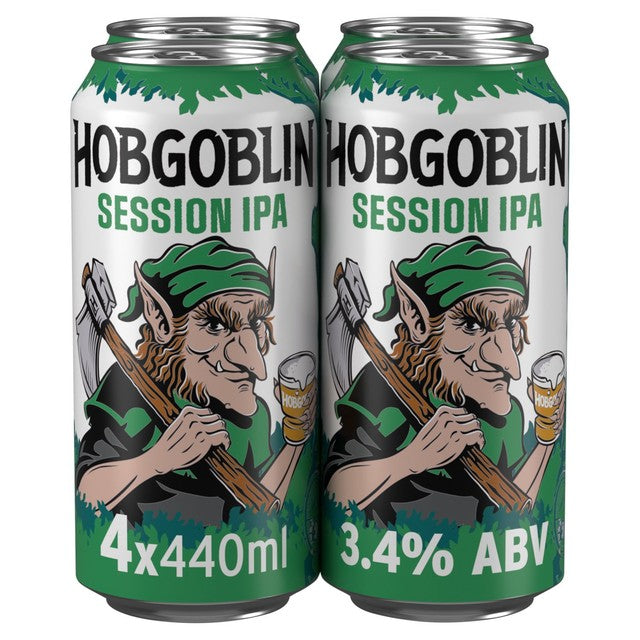 Hobgoblin Session IPA ale 4 x 440ml cans, UK version