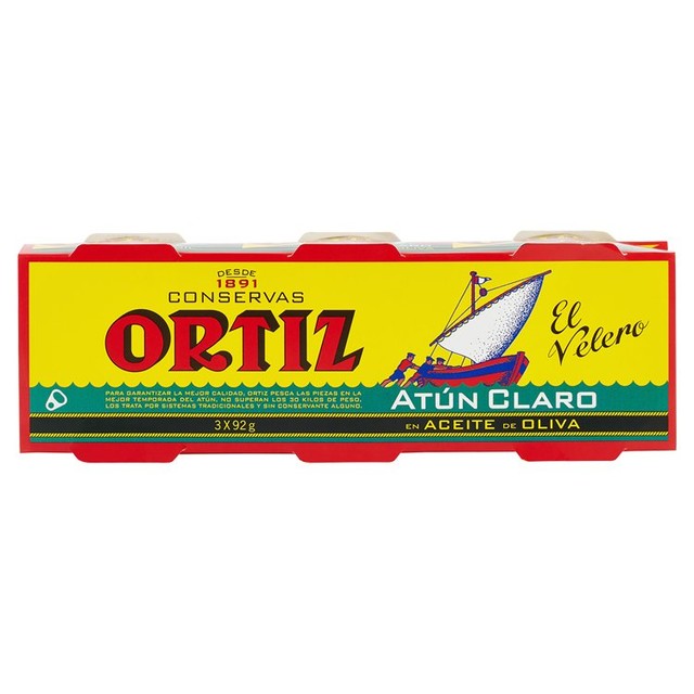 Brindisa Ortiz yellowfin tuna fillet 3 x 92g - British product