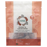 Holland & Barrett Peanut Cacao Bites 80g protein snack, UK version