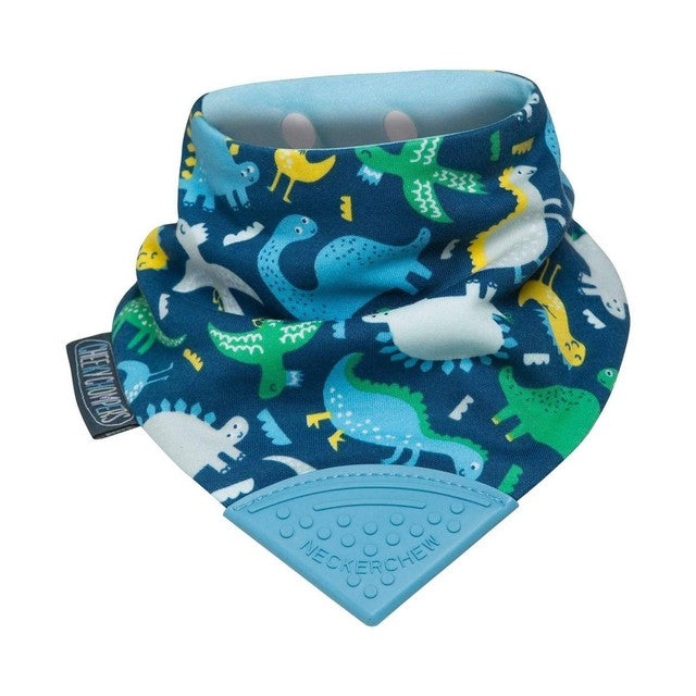 Cheeky Chompers Neckerchew Baby Dino Teething Bib - British product