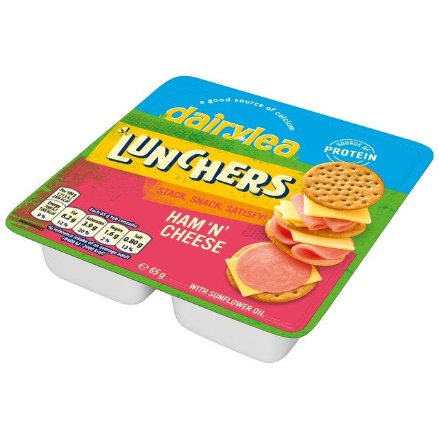 Dairylea ham and cheese snack pack 65g - British product