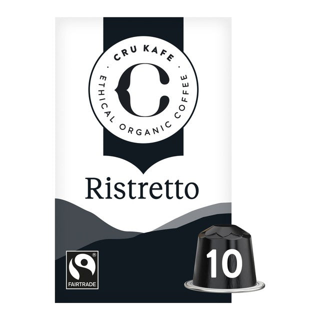 Cru Kafe Ristretto coffee pods 10 pack - British product