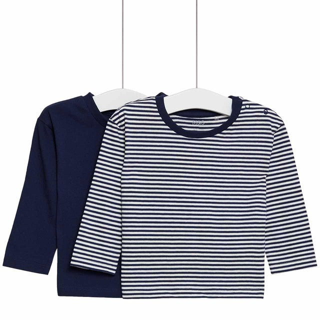 M&S stripe baby bodysuit 0-3 months, imported from the UK