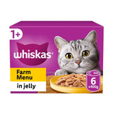 Whiskas Farm Menu wet cat food 6x390g cans (British brand)