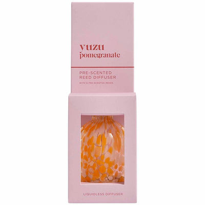 M&S Yuzu & Pomegranate Confetti Glass Pre-Scented Diffuser Pink Mix Reed Diffuser