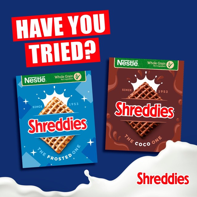 Nestle Shreddies Original breakfast cereal 460g (British brand)