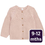 M&S cardigan pink 9-12 months, imported from the UK