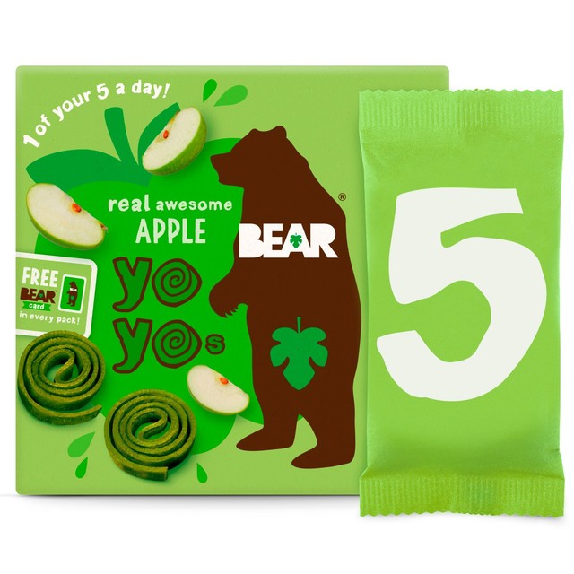 Bear Fruit Yoyos Apple 100g Multipack - British product