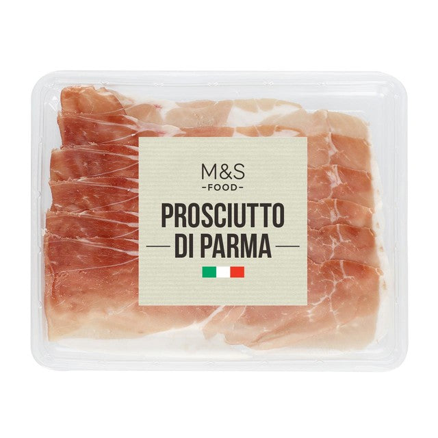 M&S Matured Italian Parma Ham 80g, imported from the UK