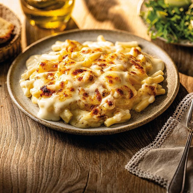 M&S Macaroni Cheese ready meal 400g, imported from the UK