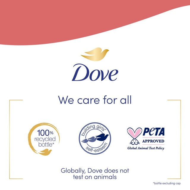 Dove Velvet Glow body wash 450ml - British product