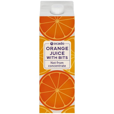 Ocado Orange Juice With Bits Not From Concentrate Fruit Juice 1L