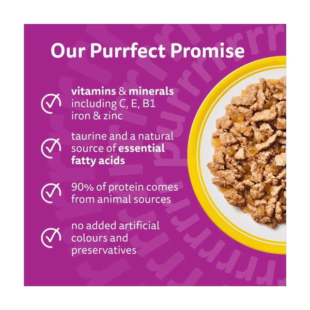 Whiskas poultry cat food pouches 80 x 85g (British brand)