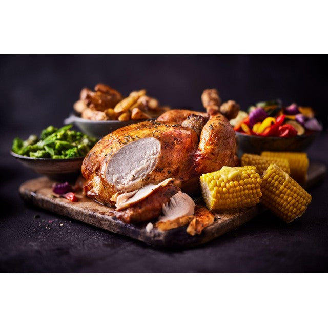 M&S British chicken stuffed with pork, sage & onion 2.55kg, imported from the UK
