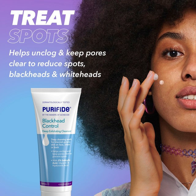 Cetaphil Purifide Blackhead Control Scrub 120ml, imported from the UK