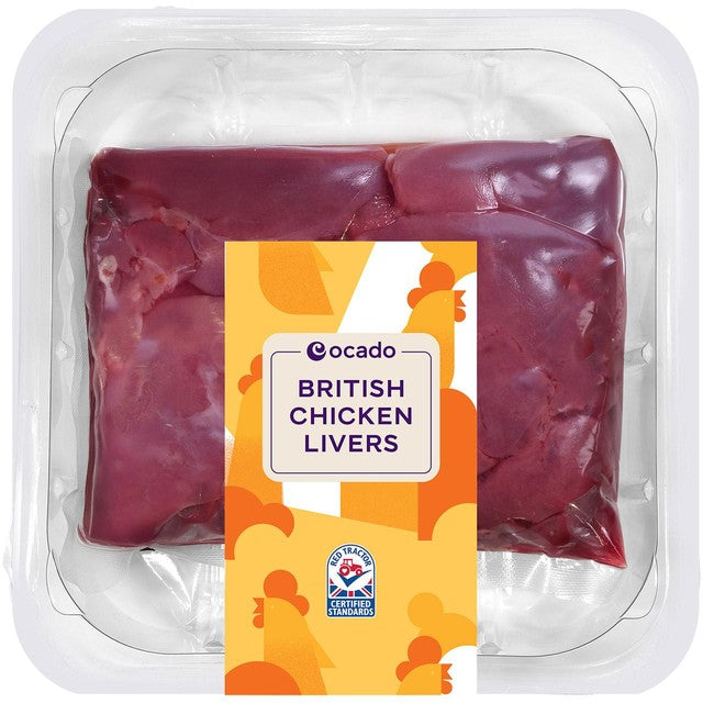 Ocado chicken livers 380g, imported from the UK