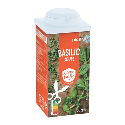 Picard Chopped Basil Frozen Herb 50g
