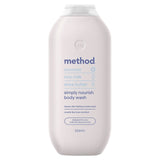 Method Simply Nourish body wash 532ml, imported from the UK