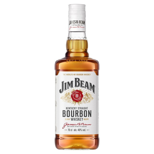 Jim Beam Kentucky Straight Bourbon Whiskey 70cl, UK version