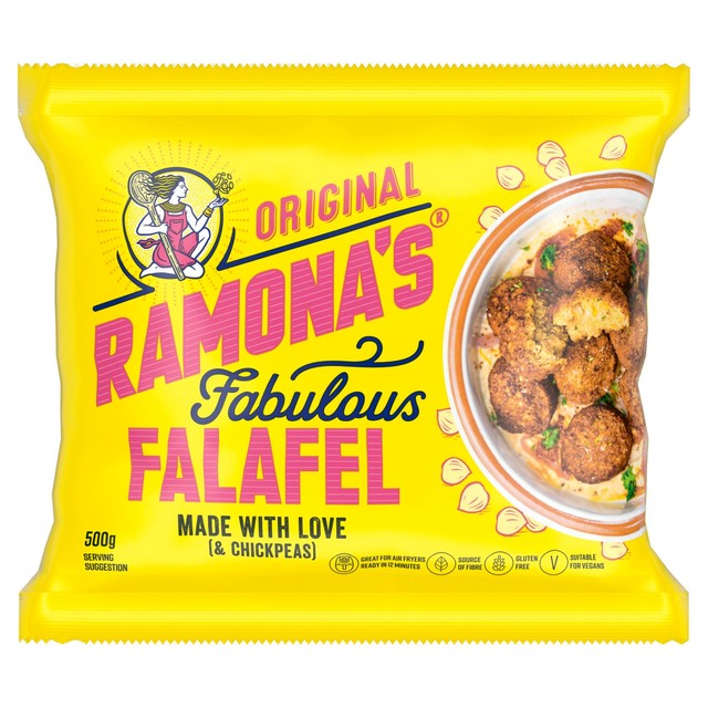 Ramona's Kitchen Original Falafel 500g, imported from the UK