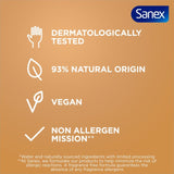 Sanex Zero% Sensitive Skin Shower Gel 225ml (British brand)