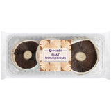 Ocado flat mushrooms 250g, imported from the UK