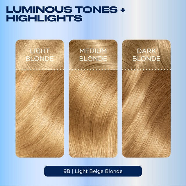 Clairol Nice'n Easy Light Beige Blonde hair dye kit - British product