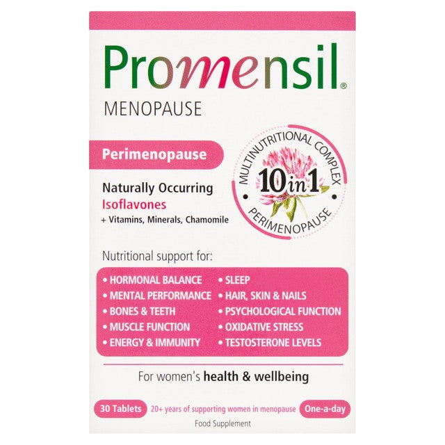 Promensil 10 in 1 tablets 30 tablets, imported from the UK