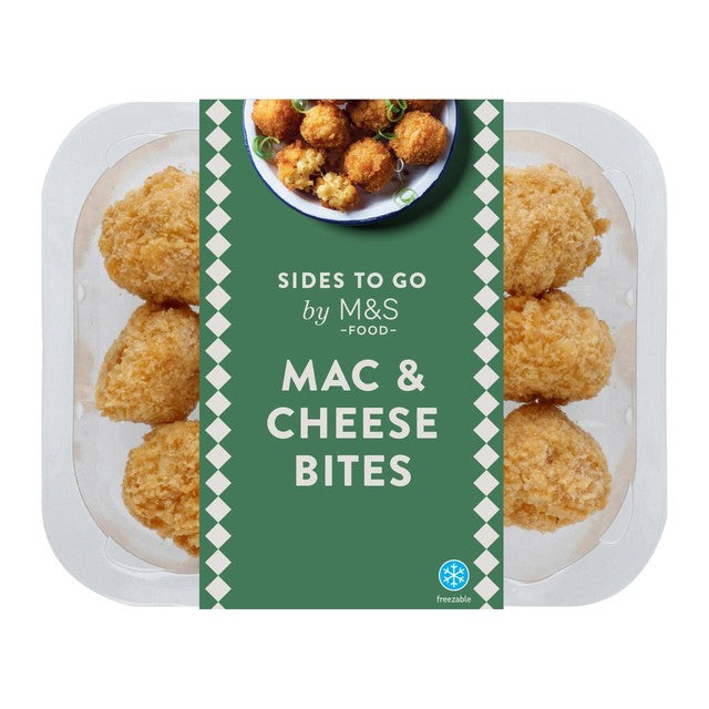 M&S Crispy Mac & Cheese Bites 200g, imported from the UK