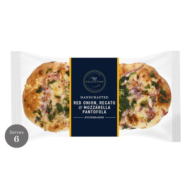 M&S red onion cheese Pantofola bread 275g, imported from the UK