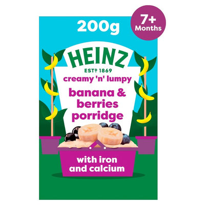 Heinz Banana Berries Baby Porridge 7+ Months 200g