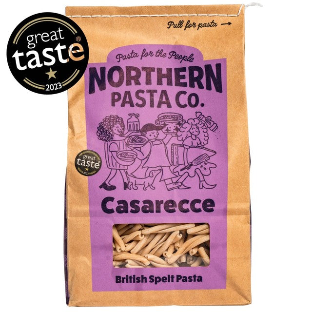 Northern Pasta Casarecce dry pasta 450g, imported from the UK