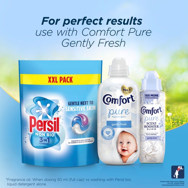 Persil Non Bio laundry capsules 58 washes, imported from the UK