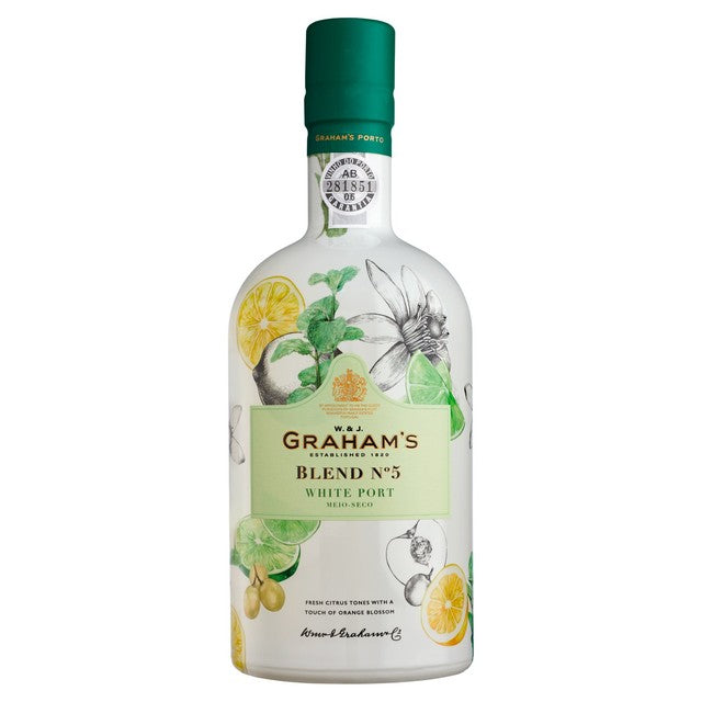 Graham's Blend No5 White Port 75cl, UK version