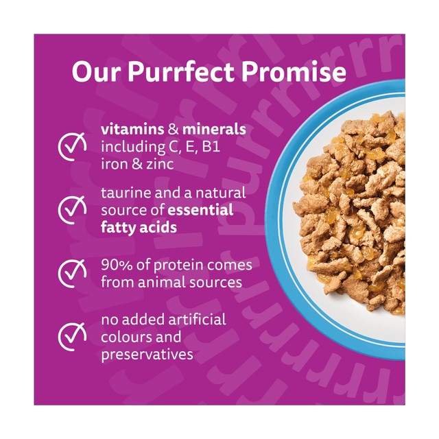 Whiskas adult wet cat food pouches fish favourites 12x85g (British brand)