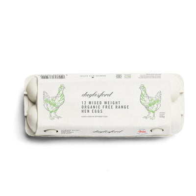Daylesford Organic Mixed Weight Eggs 12 per pack