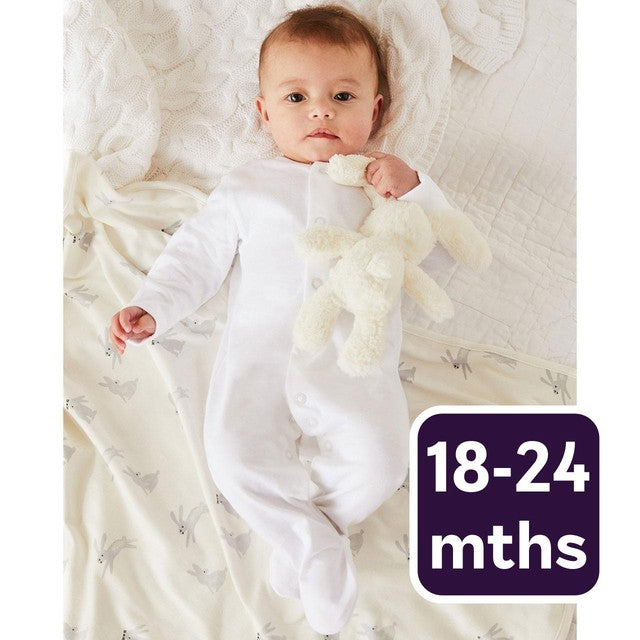 M&S organic cotton sleepsuits 5 pack 18-24 months, imported from the UK