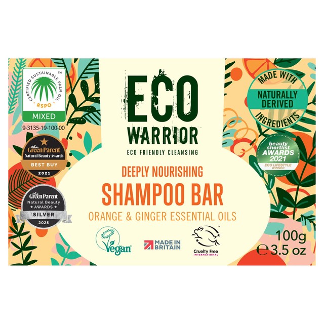 Little Soap Company Eco Warrior Shampoo Bar 100g - British product