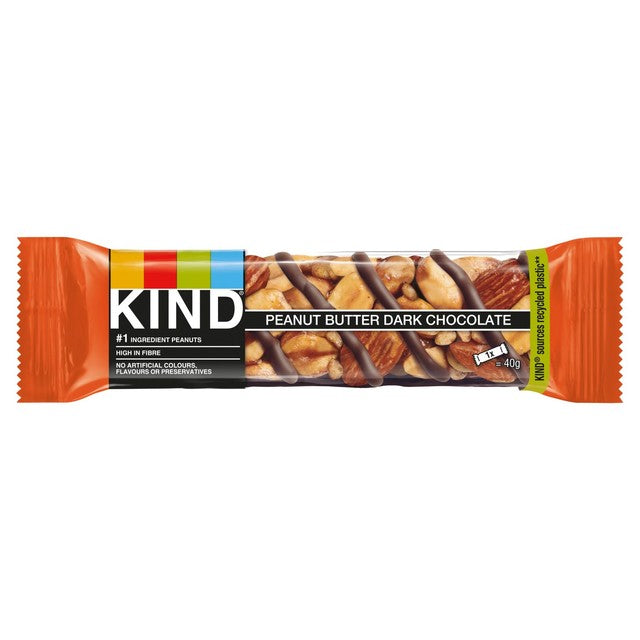 KIND Peanut Butter Dark Chocolate Bar 40g, UK version