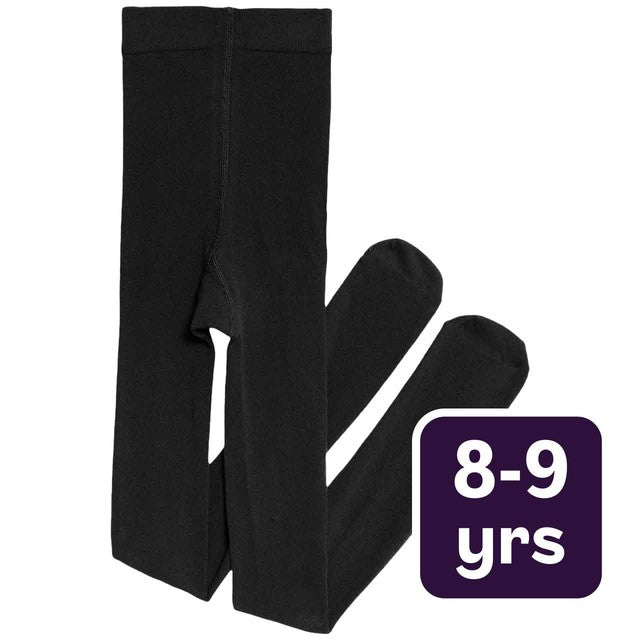 M&S black school tights for girls 8-9 years, imported from the UK