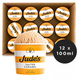 Jude's salted caramel ice cream 12 x 100ml, UK version