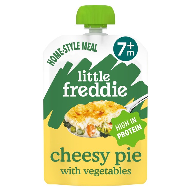 Little Freddie Organic Cheesy Pie with Vegetables baby food pouch 130g, UK version